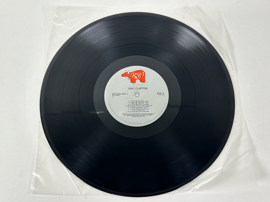 Eric Clapton - Eric Clapton, RSO Records Vinyl Record [Photo 4]