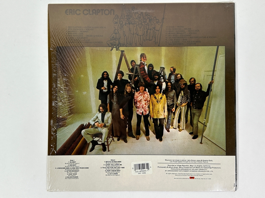 Eric Clapton - Eric Clapton, RSO Records Vinyl Record [Photo 2]