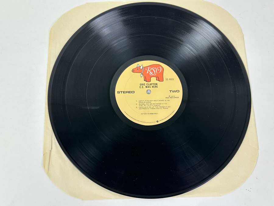 Eric Clapton - E.C. Was Here RSO Records SO 4809 1975 Vinyl Record [Photo 4]
