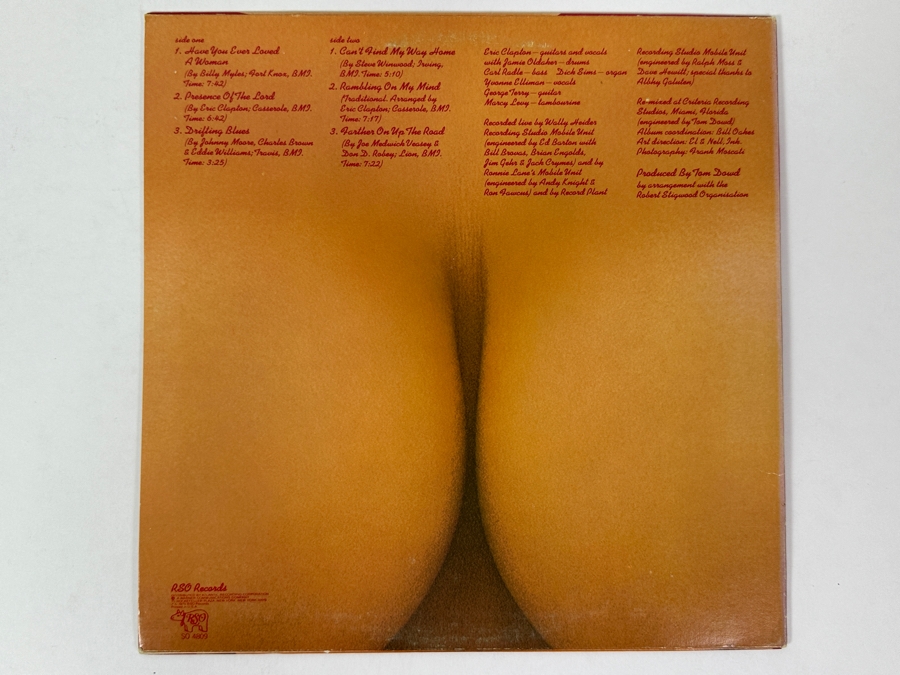 Eric Clapton - E.C. Was Here RSO Records SO 4809 1975 Vinyl Record [Photo 2]
