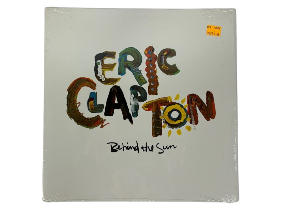 Factory Sealed Eric Clapton - Behind The Sun. WEA [10606], 1985. Vinyl Record