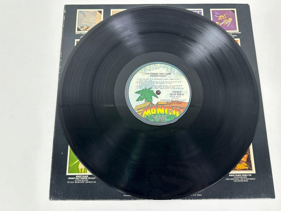 Jimmy Cliff - The Harder They Come Original Soundtrack. Mango Records / Island Records MLPS 9202 1972 Vinyl Record [Photo 5]