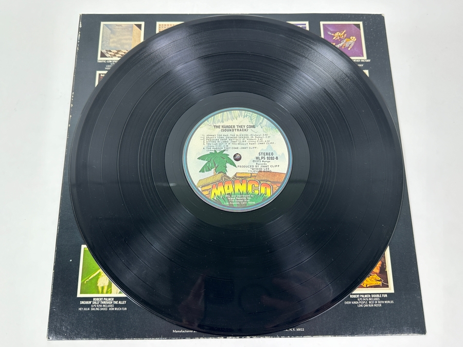 Jimmy Cliff - The Harder They Come Original Soundtrack. Mango Records / Island Records MLPS 9202 1972 Vinyl Record [Photo 6]