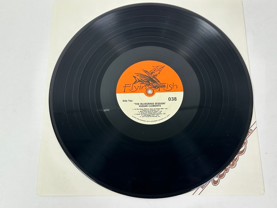 Vassar Clements - The Bluegrass Session, Flying Fish 1977 Vinyl Record [Photo 4]