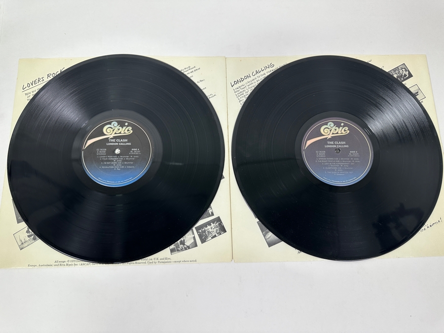 The Clash - London Calling - Epic Records E2 36328 1980 2 X Vinyl Record [Photo 4]