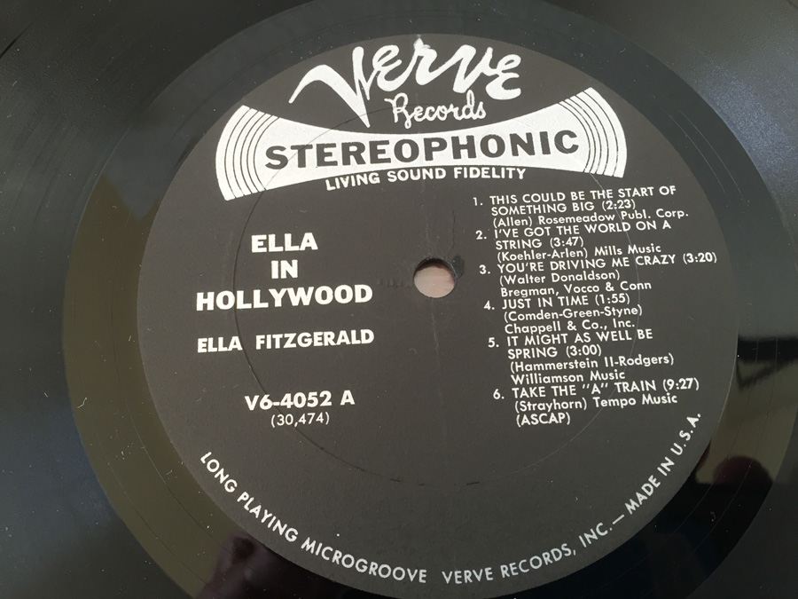 Ella Fitzgerald ‎- Ella In Hollywood - Verve Records ‎- V6-4052 [Photo 4]