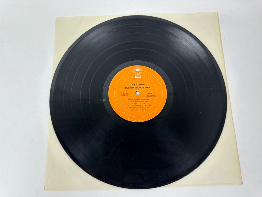 The Clash - Give Em Enough Rope Sky Epic JE 35543 1978 Vinyl Record [Photo 3]
