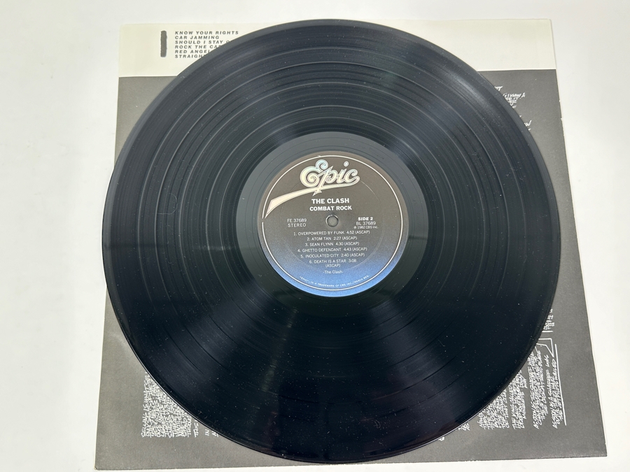 The Clash - Combat Rock - Epic Records FE 37689 1982 Vinyl Record [Photo 6]