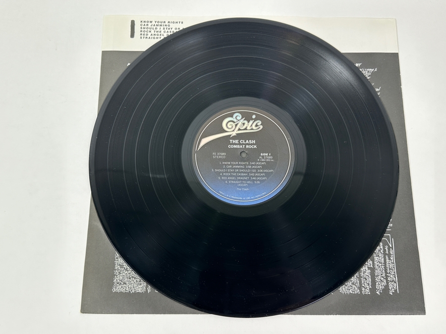 The Clash - Combat Rock - Epic Records FE 37689 1982 Vinyl Record [Photo 5]