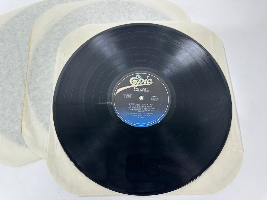 The Clash - Sandinista! - Epic Records 37037 1980 3 x Vinyl Record [Photo 9]