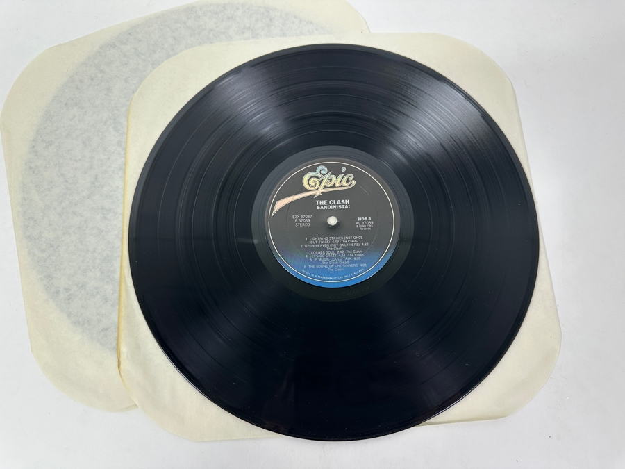 The Clash - Sandinista! - Epic Records 37037 1980 3 x Vinyl Record [Photo 10]