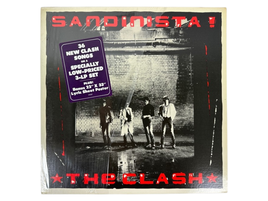 The Clash - Sandinista! - Epic Records 37037 1980 3 x Vinyl Record