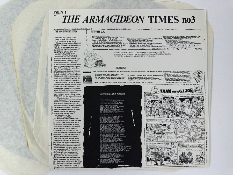 The Clash - Sandinista! - Epic Records 37037 1980 3 x Vinyl Record [Photo 4]