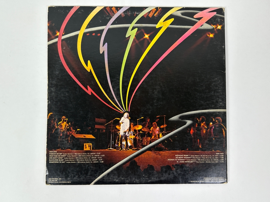 Joe Cocker - Joe Cocker: Psychedelic Cover With Joe Cocker At Center, Surrounded By Circular Images Of Band Members. A&M Records SP 4224 1969 Vinyl Record [Photo 3]