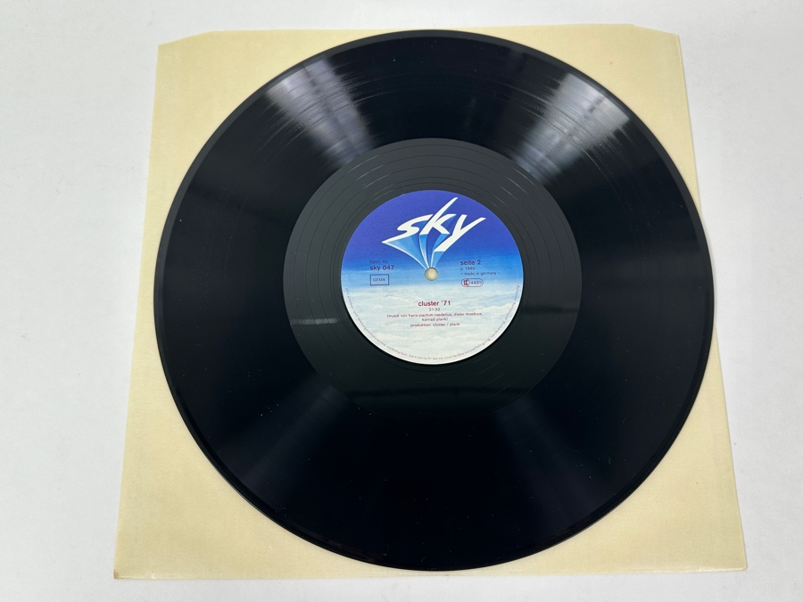 Cluster - 71, Sky Records (Germany) Sky 047 Vinyl Record [Photo 4]