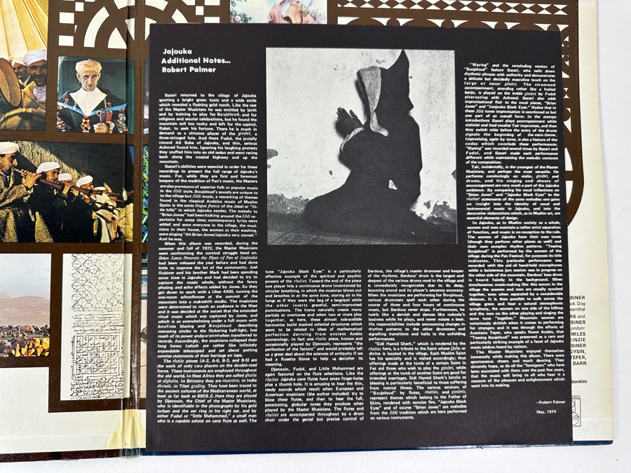 The Master Musicians Of Jajouka - The Primal Energy That Is The Music And Ritual Of Jajouka, Morocco, Adelphi Records 1974 Vinyl Record [Photo 3]