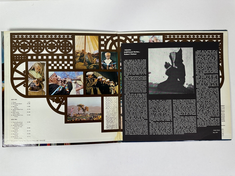 The Master Musicians Of Jajouka - The Primal Energy That Is The Music And Ritual Of Jajouka, Morocco, Adelphi Records 1974 Vinyl Record [Photo 2]