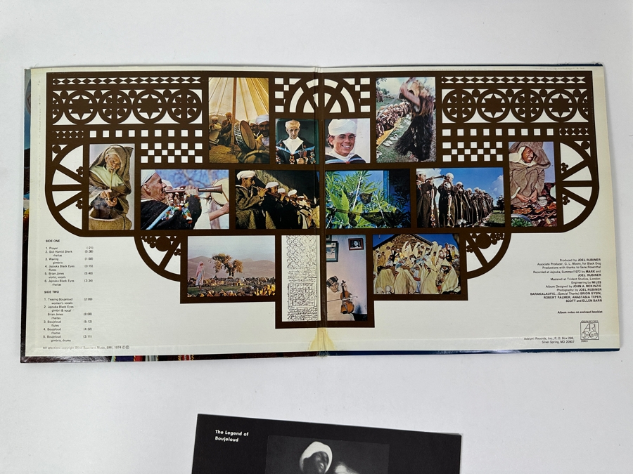 The Master Musicians Of Jajouka - The Primal Energy That Is The Music And Ritual Of Jajouka, Morocco, Adelphi Records 1974 Vinyl Record [Photo 7]