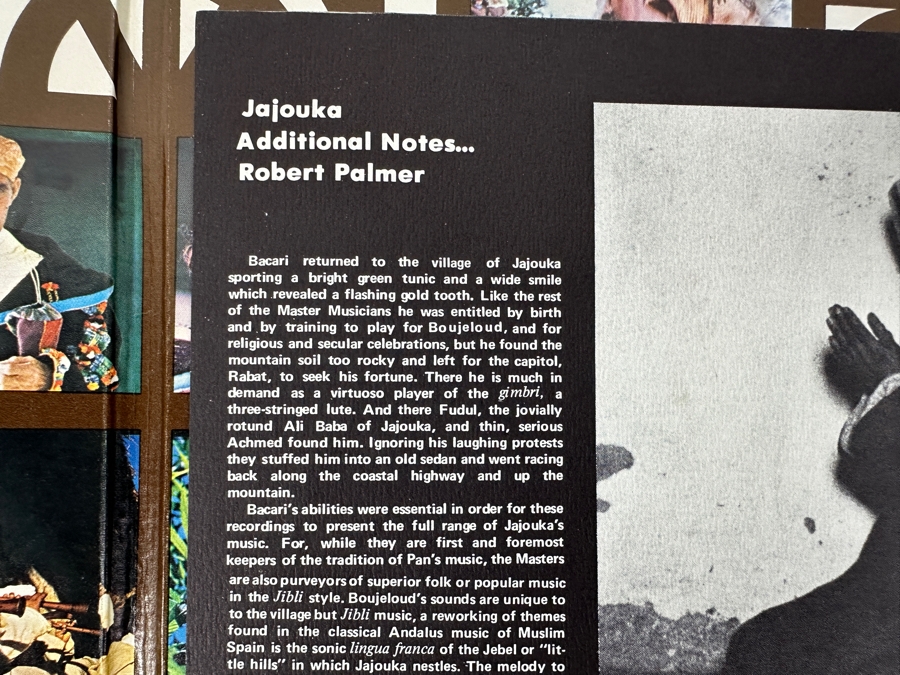 The Master Musicians Of Jajouka - The Primal Energy That Is The Music And Ritual Of Jajouka, Morocco, Adelphi Records 1974 Vinyl Record [Photo 4]