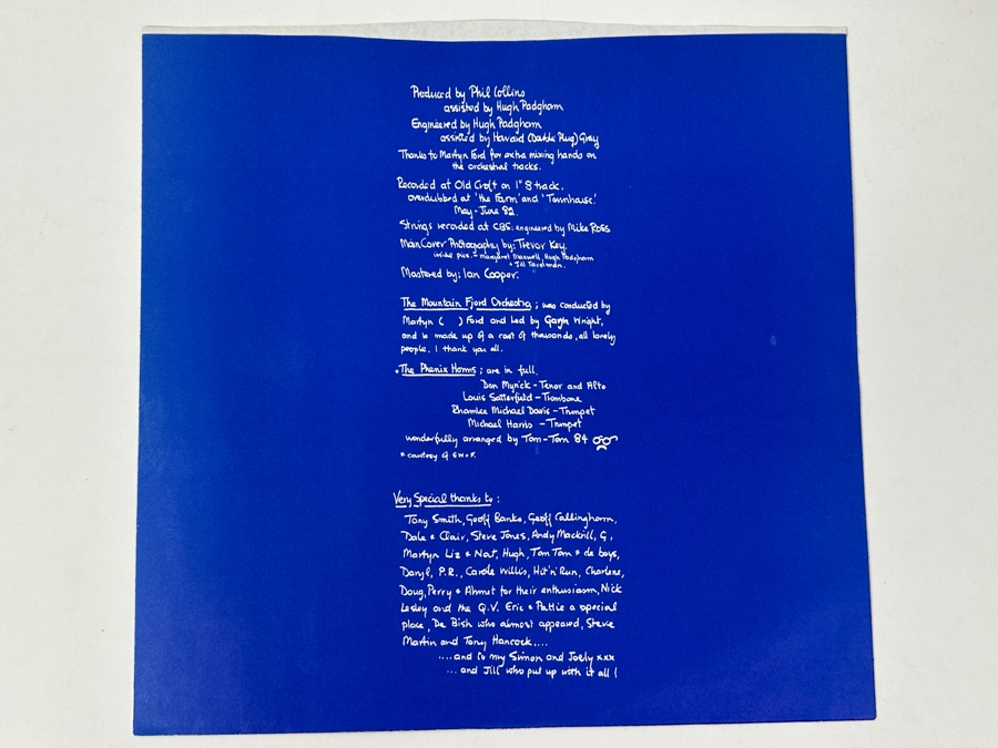 Phil Collins - Hello, I Must Be Going! Atlantic 80035-1 1982 Vinyl Record [Photo 6]