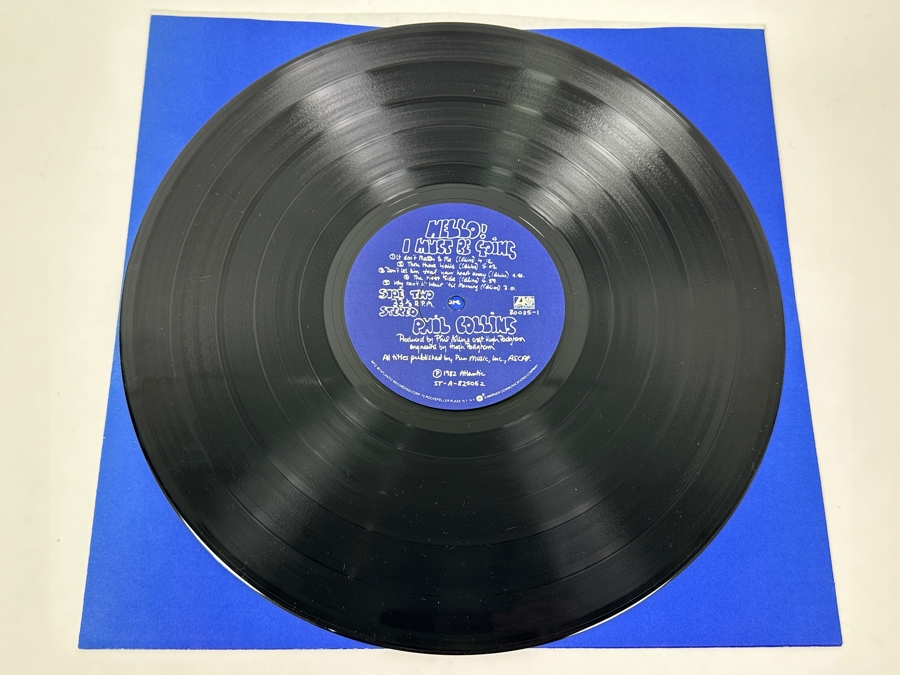 Phil Collins - Hello, I Must Be Going! Atlantic 80035-1 1982 Vinyl Record [Photo 5]