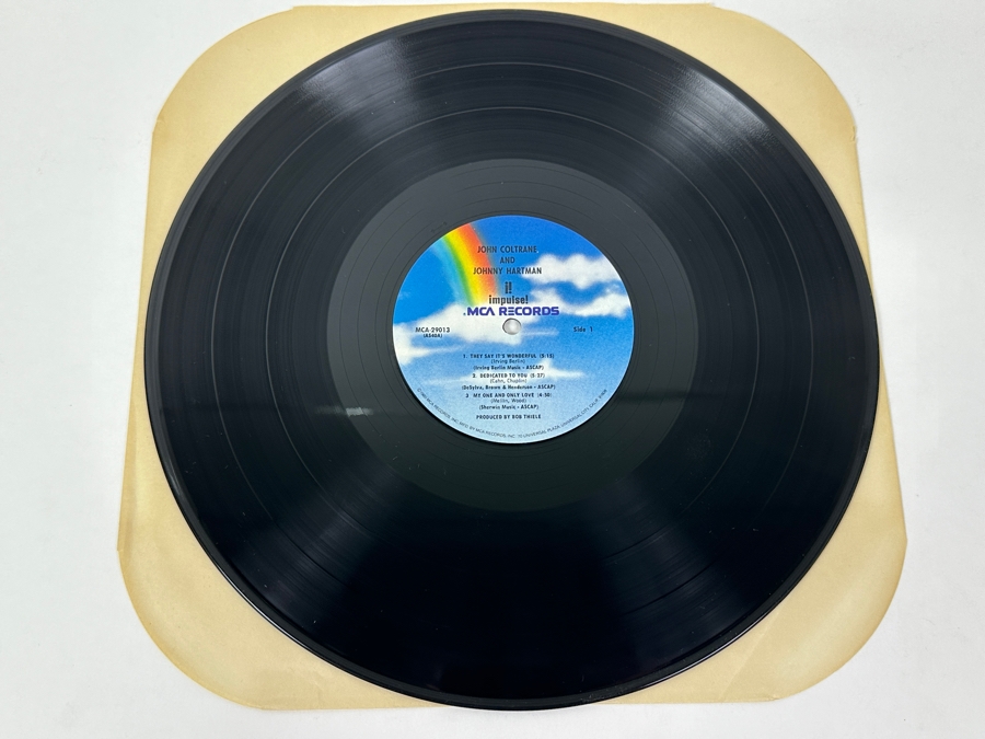 John Coltrane And Johnny Hartman - John Coltrane And Johnny Hartman, MCA Impulse!, 29013, 1980. Vinyl Record [Photo 3]