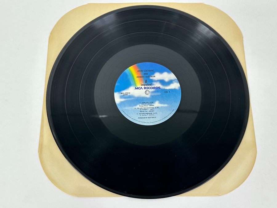 John Coltrane And Johnny Hartman - John Coltrane And Johnny Hartman, MCA Impulse!, 29013, 1980. Vinyl Record [Photo 4]