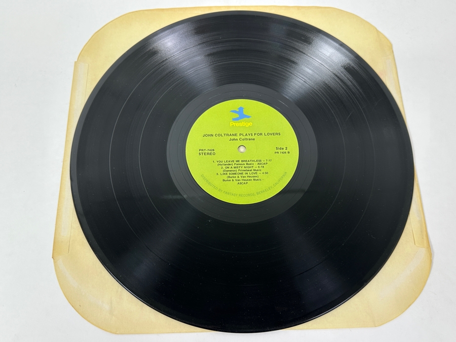 John Coltrane - Plays For Lovers, Prestige PR 7426, 1966 Vinyl Record [Photo 4]
