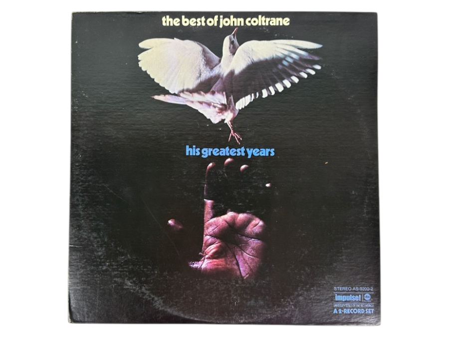 John Coltrane - The Best Of John Coltrane His Greatest Years Impulse! AS-9200-2 1972 Vinyl Record