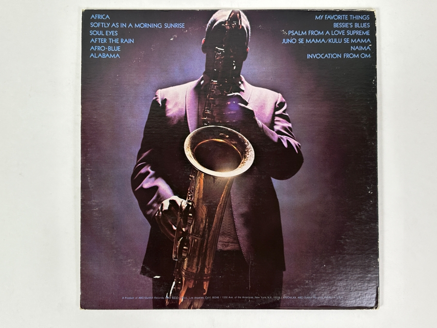 John Coltrane - The Best Of John Coltrane His Greatest Years Impulse! AS-9200-2 1972 Vinyl Record [Photo 2]
