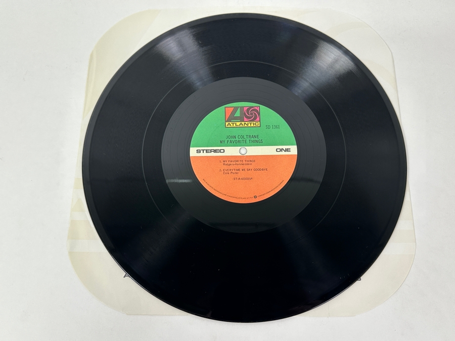 John Coltrane - My Favorite Things Atlantic 1361 1961 Vinyl Record [Photo 3]
