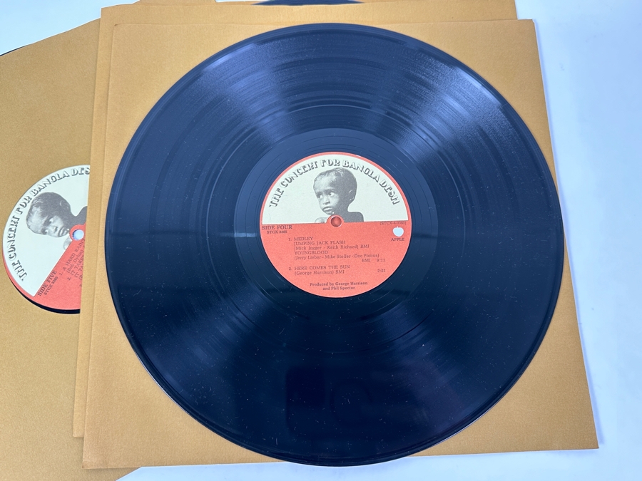 George Harrison And Friends - The Concert For Bangladesh: Original Motion Picture Soundtrack Apple Records STCX-3385 1971 Vinyl Record [Photo 7]