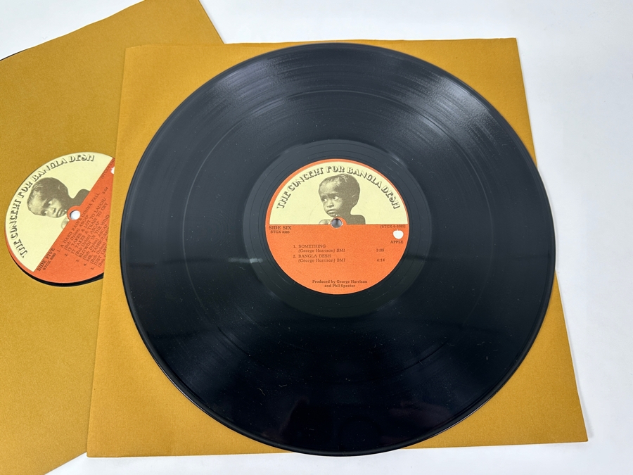George Harrison And Friends - The Concert For Bangladesh: Original Motion Picture Soundtrack Apple Records STCX-3385 1971 Vinyl Record [Photo 8]