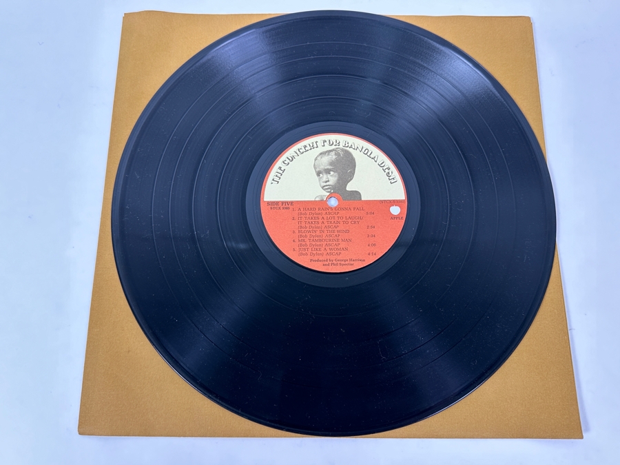 George Harrison And Friends - The Concert For Bangladesh: Original Motion Picture Soundtrack Apple Records STCX-3385 1971 Vinyl Record [Photo 11]