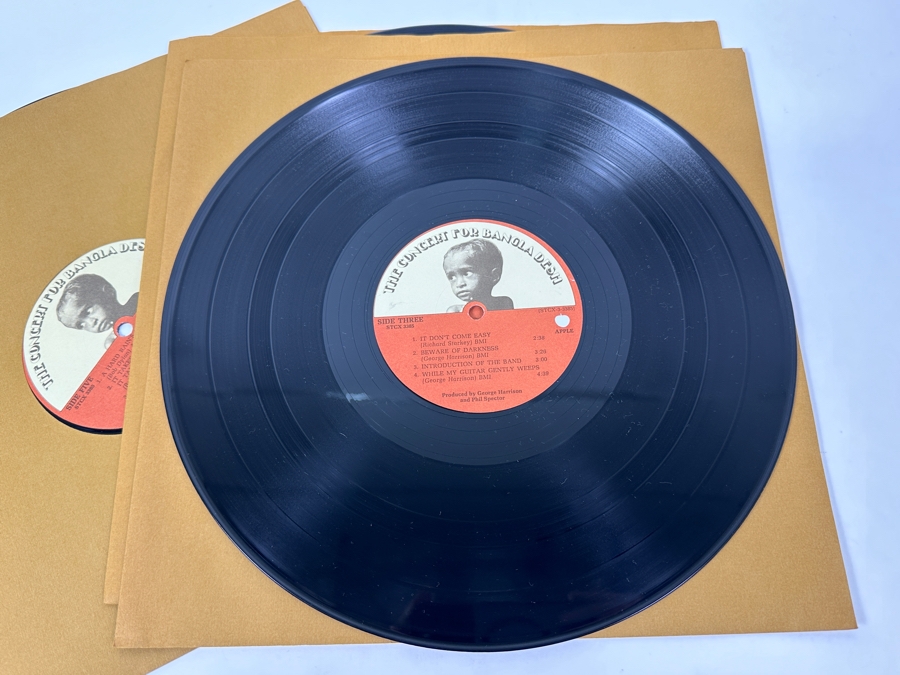 George Harrison And Friends - The Concert For Bangladesh: Original Motion Picture Soundtrack Apple Records STCX-3385 1971 Vinyl Record [Photo 6]