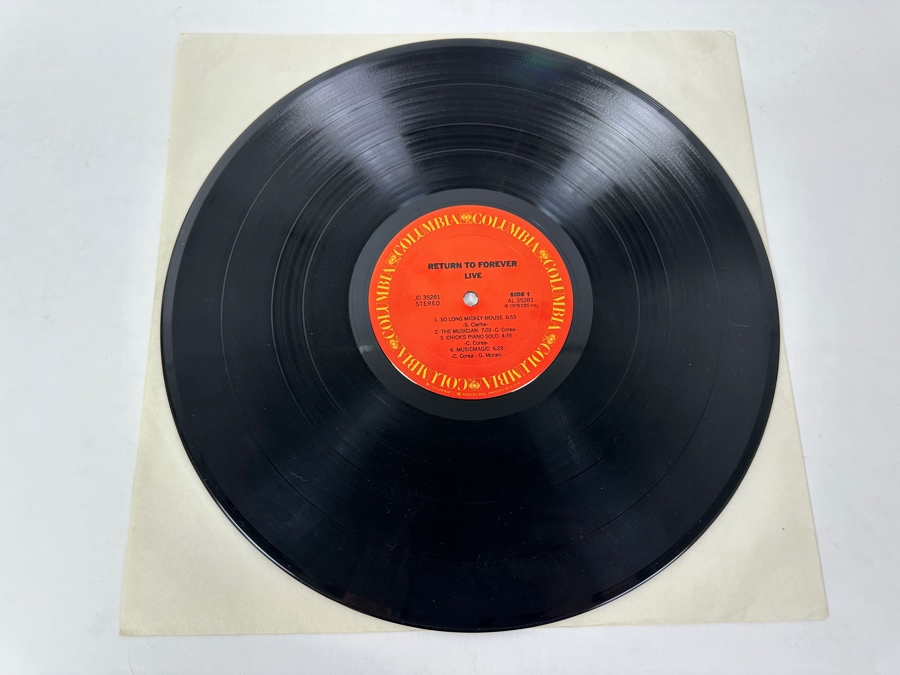 Return To Forever - Live Columbia Records Vinyl Record [Photo 4]