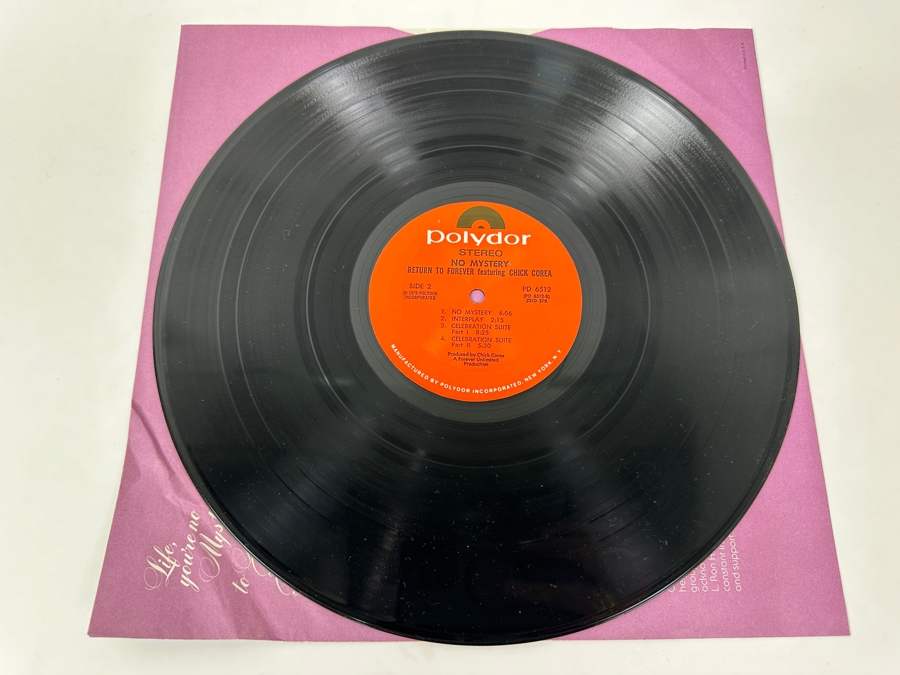 Return To Forever Featuring Chick Corea - No Mystery Polydor Record Label Catalog Number PD 6512 1975 Vinyl Record [Photo 4]