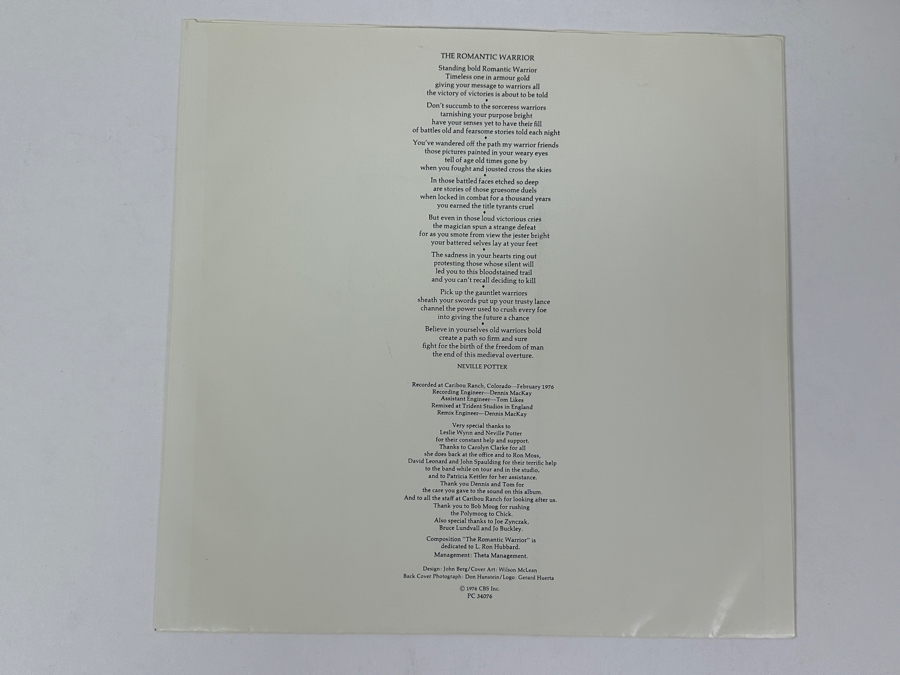 Return To Forever - Romantic Warrior Columbia PC 34076, 1976 Vinyl Record [Photo 5]