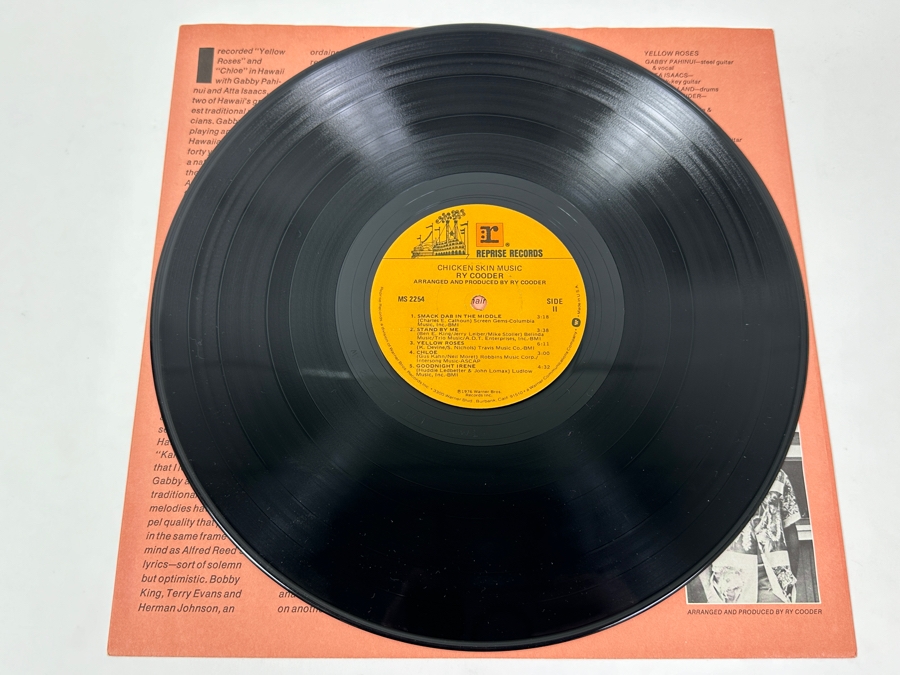 Ry Cooder - Chicken Skin Music - Reprise Records MS 2254 1976 Vinyl Record [Photo 4]