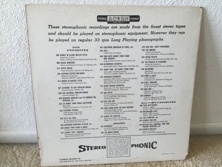 Al Samanda And Orchestra ‎- Cha Cha Cha - Acorn ‎- 663 [Photo 2]