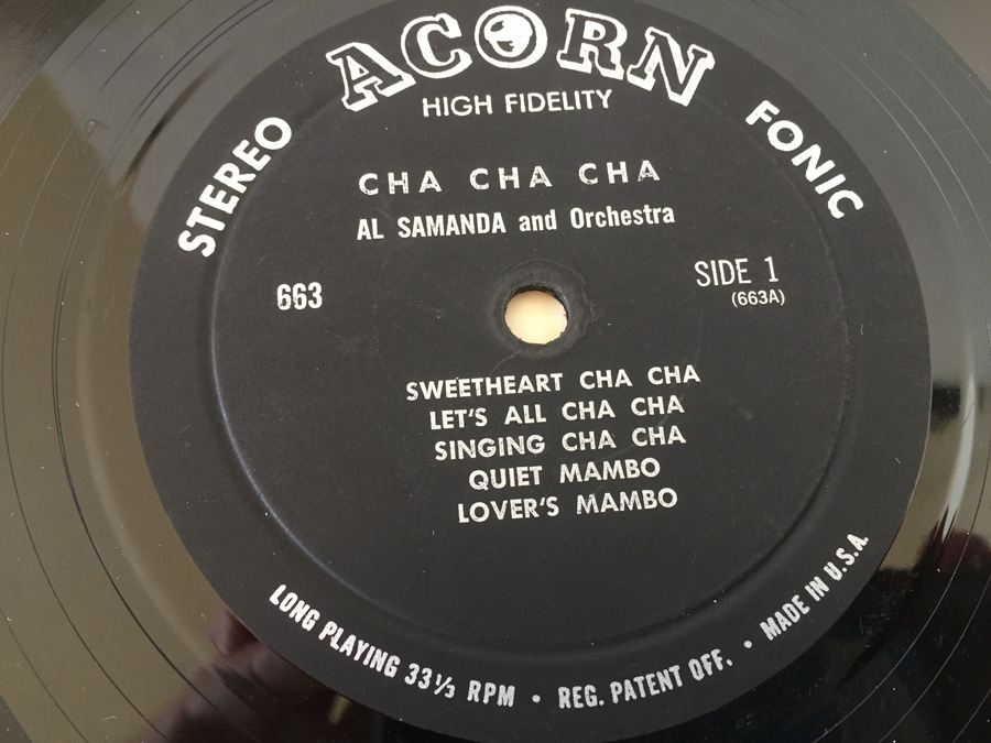 Al Samanda And Orchestra ‎- Cha Cha Cha - Acorn ‎- 663 [Photo 4]