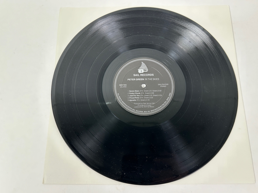Peter Green - In The Skies Sail Records SAIL 0110 1979 Vinyl Record [Photo 4]