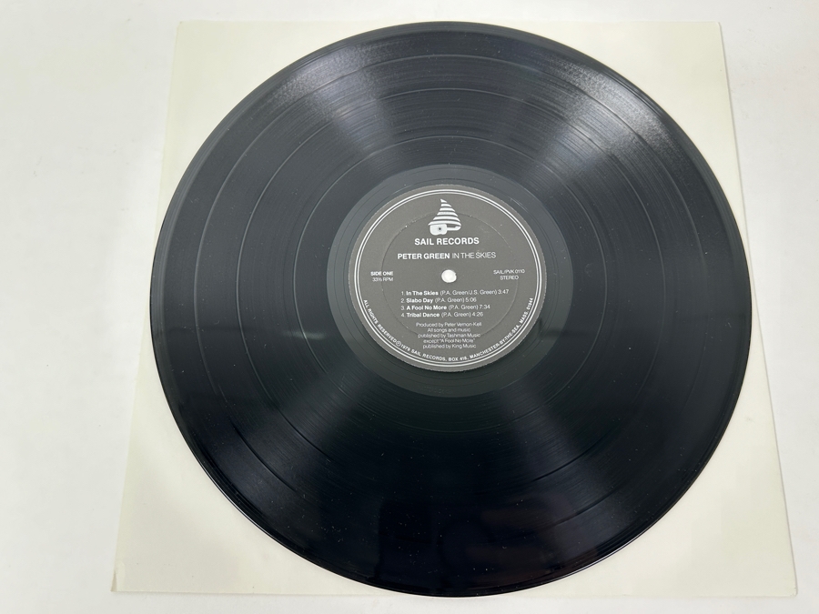 Peter Green - In The Skies Sail Records SAIL 0110 1979 Vinyl Record [Photo 3]