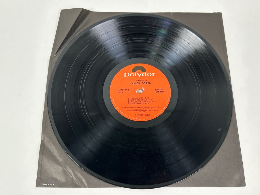 Chick Corea - Friends Polydor PD-1-6160 1978 Album Cover Features The Smurfs  Vinyl Record [Photo 3]