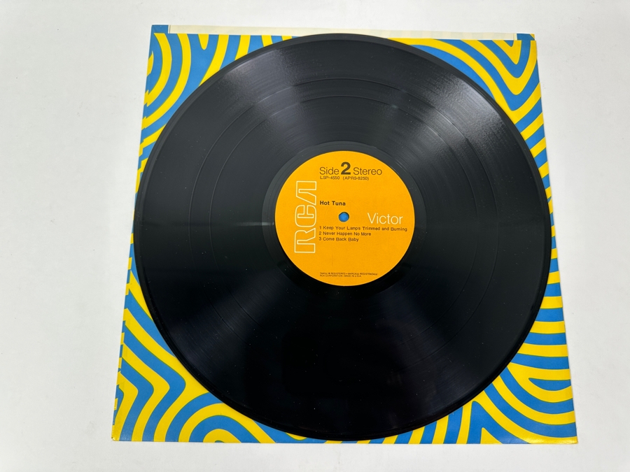 Hot Tuna - Hot Tuna, A Classic Release Known For Its Distinctive Psychedelic Artwork. RCA Victor LSP-4353 1970 Vinyl Record [Photo 5]
