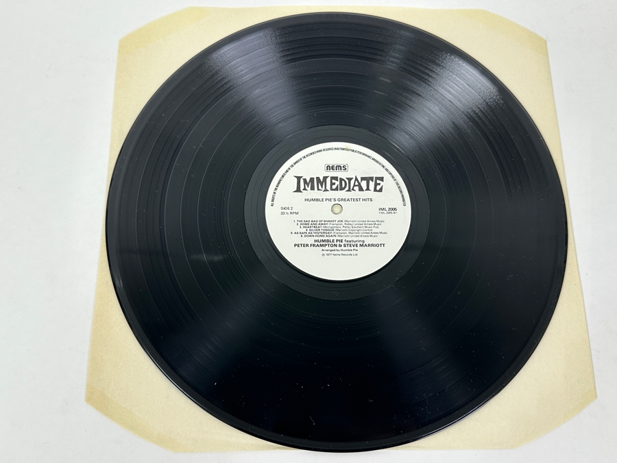 Humble Pie - Greatest Hits, A Collection Of Their Best Tracks, Immediate IML 2005, 1977 Vinyl Record [Photo 4]