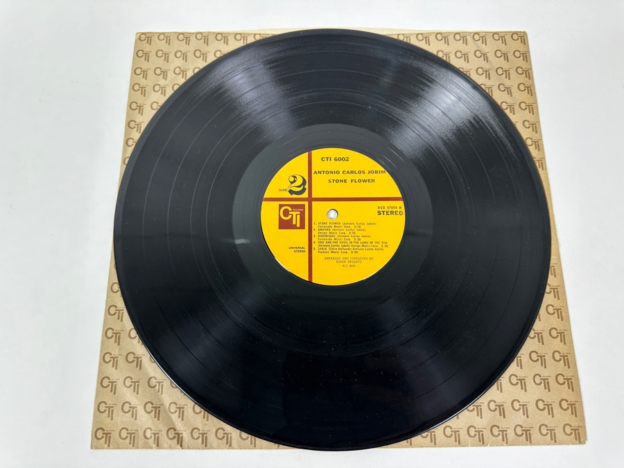 Antonio Carlos Jobim - Stone Flower, CTI Records, CTI 6002, 1970 Vinyl Record [Photo 5]