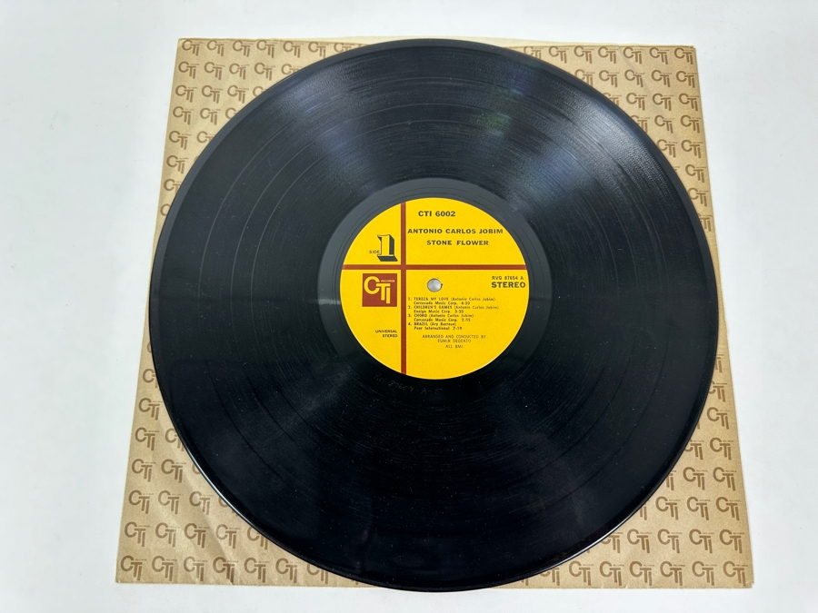Antonio Carlos Jobim - Stone Flower, CTI Records, CTI 6002, 1970 Vinyl Record [Photo 4]