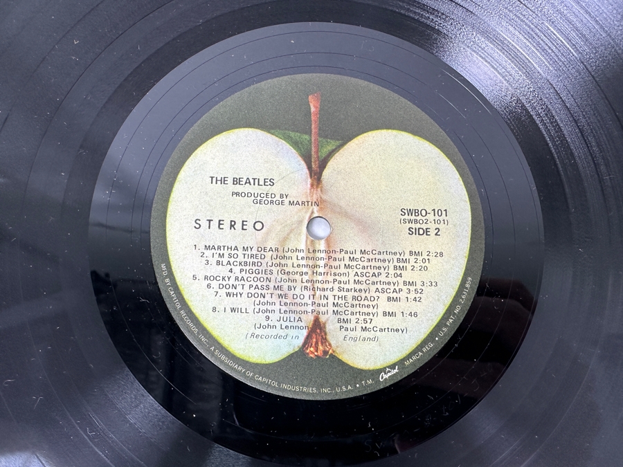 The Beatles - The Beatles (White Album), An Original 1968 Apple Records Release SWBO-101 Low Serial Number Of 0078169 2 x Vinyl Record [Photo 12]