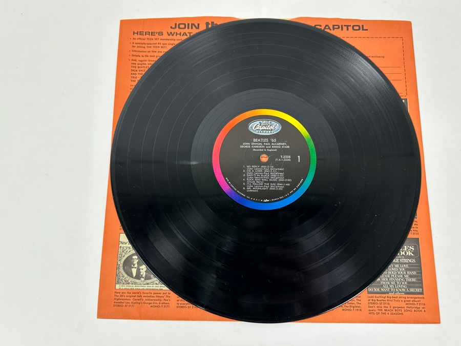 The Beatles - '65. Capitol Records [T 2228], 1964. Vinyl Record [Photo 4]